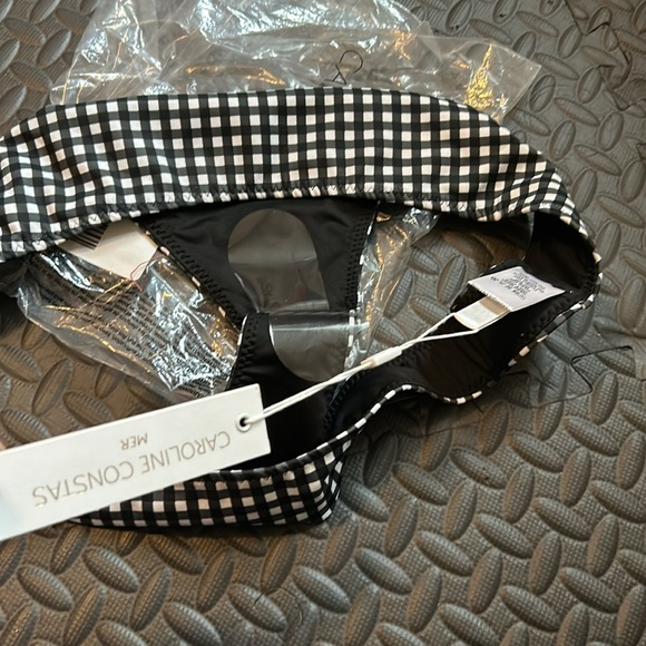 Caroline Constas Kali Bikini Bottom in Gingham Size L - Picture 11 of 15